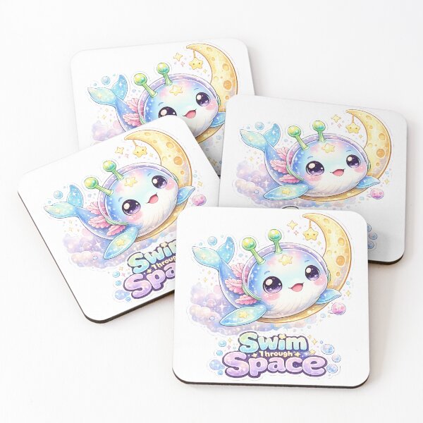 Item preview, Alien Whale Swim Through Space designed and sold by Ruamid.