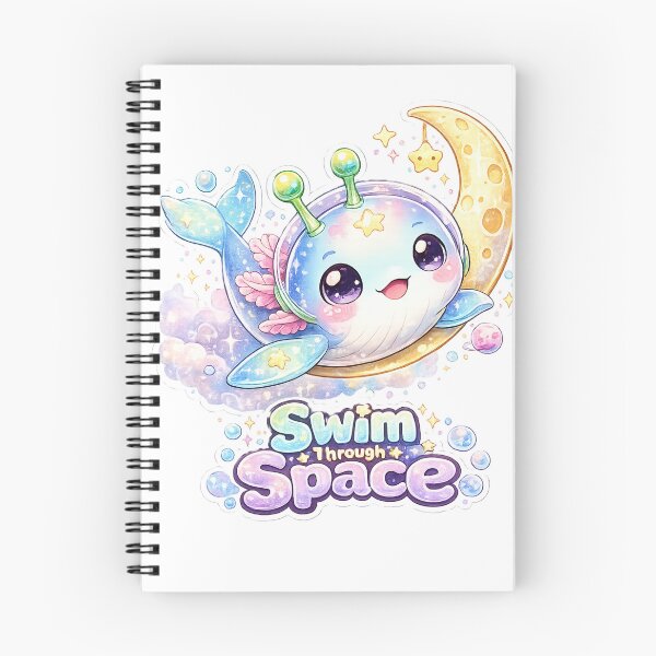 Item preview, Alien Whale Swim Through Space designed and sold by Ruamid.