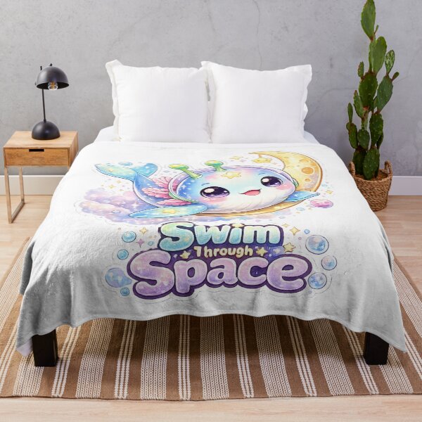Item preview, Alien Whale Swim Through Space designed and sold by Ruamid.