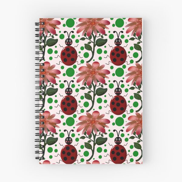 Item preview, Copy of  Floral Seamless Pattern | Hand Drawn Ladybird Botanical Repeat Print designed and sold by HopeAndHustle.