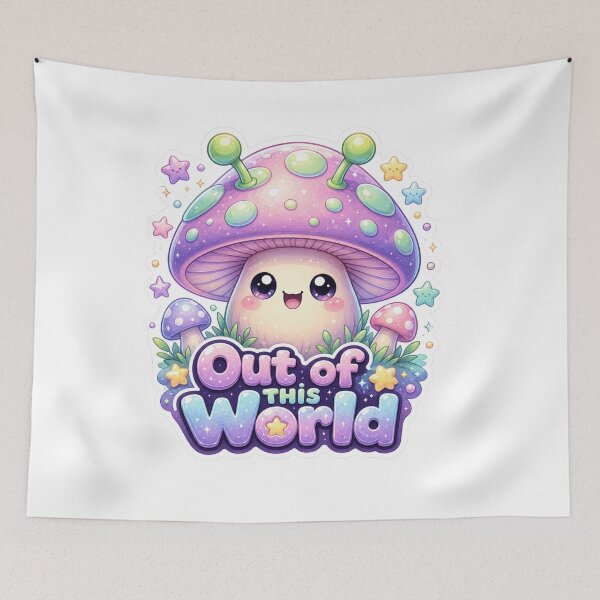 Item preview, Alien Mushroom Out of This World designed and sold by Ruamid.