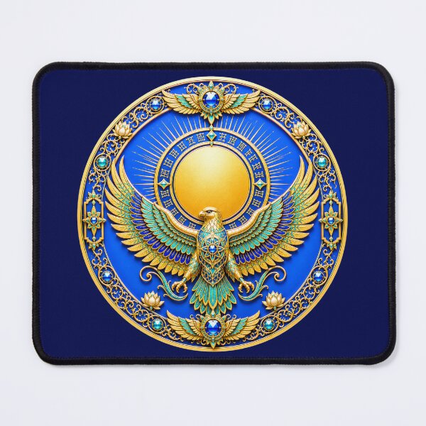 Item preview, Celestial Solar Falcon Emblem | Fantasy Royal Crest Art designed and sold by sunbowjp stadio.