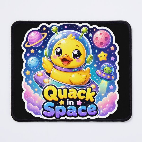Item preview, Alien Duck Quack in Space designed and sold by Ruamid.