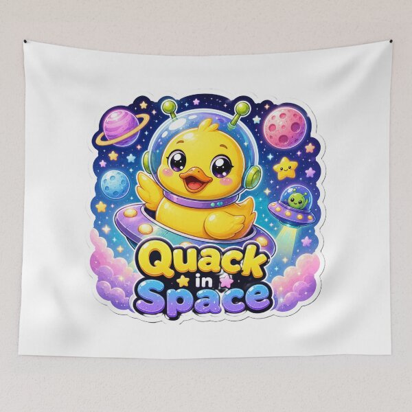 Item preview, Alien Duck Quack in Space designed and sold by Ruamid.