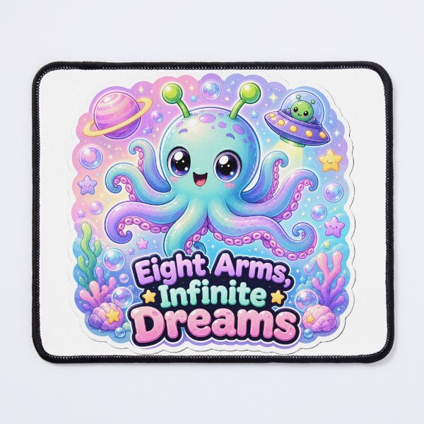 Item preview, Alien Octopus Infinite Dreams designed and sold by Ruamid.