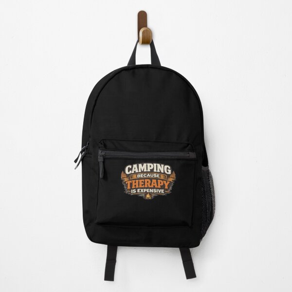 Item preview, Camping Because Therapy Is Expensive – Funny Vintage Camper Design designed and sold by Palette & Hue.