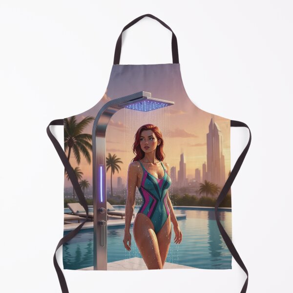 Item preview, Refresh Yourself Futuristic Cyberpunk Summer Poolside designed and sold by GraphixKing999.