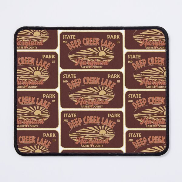 Item preview, Deep Creek Lake State Park, Garrett County, Maryland, badge design designed and sold by Wanderful-roads.