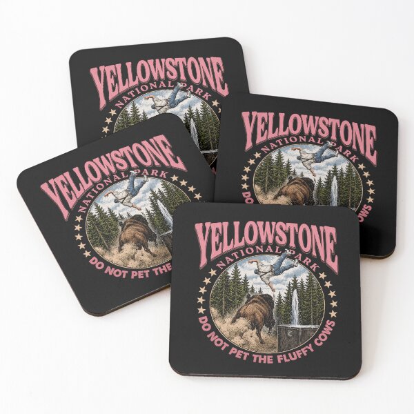 Item preview, Yellowstone Do Not Pet The Fluffy Cows, Funny Bison Meme, National Park lover designed and sold by robertallenss.