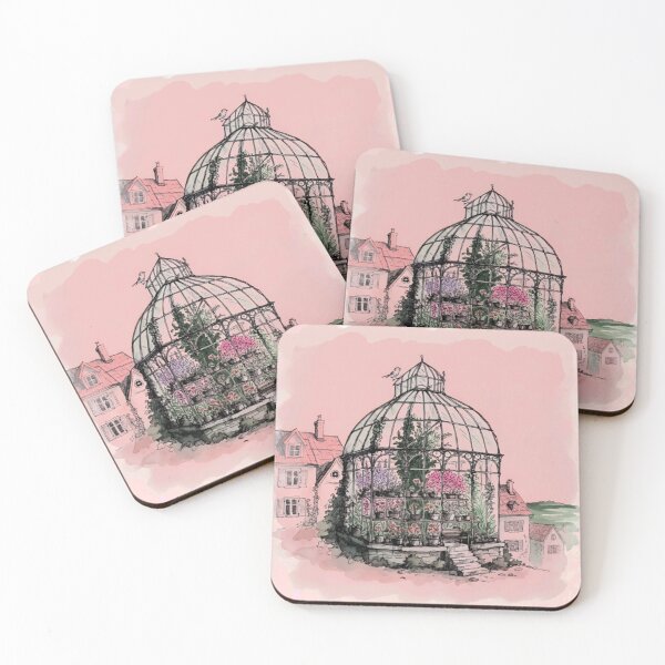 Item preview, Pink Glass Atrium designed and sold by erimedle.