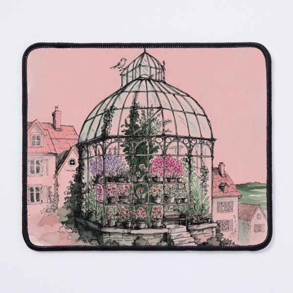Item preview, Pink Glass Atrium designed and sold by erimedle.