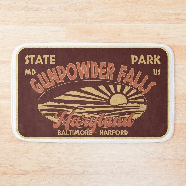 Item preview, Gunpowder Falls State Park, Baltimore - Harford, Maryland, badge design designed and sold by Wanderful-roads.