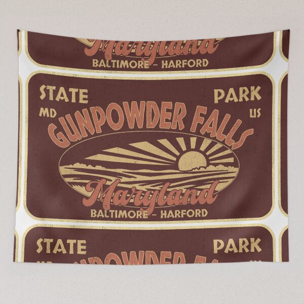 Item preview, Gunpowder Falls State Park, Baltimore - Harford, Maryland, badge design designed and sold by Wanderful-roads.