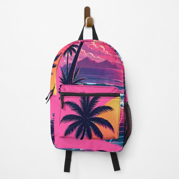 Item preview, Retro Neon Beach Escape designed and sold by Tharaazu.