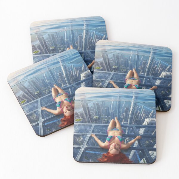 Item preview, Sky Pool Futuristic Cyberpunk Summer Retro Aesthetic designed and sold by GraphixKing999.