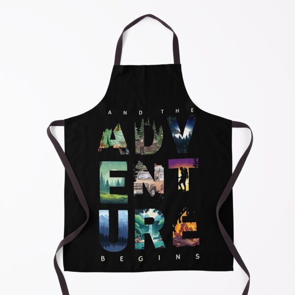 Item preview, And the Adventure Begins – Camping & Outdoor Nature Design designed and sold by Palette & Hue.