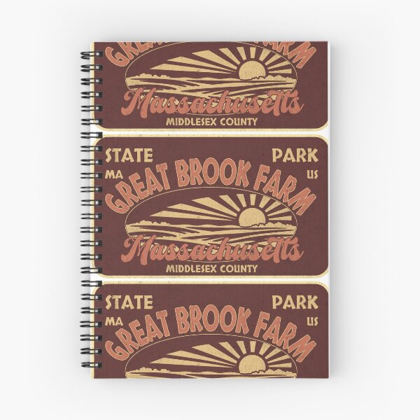 Item preview, Great Brook Farm State Park, Middlesex County, Massachusetts, badge design designed and sold by Wanderful-roads.