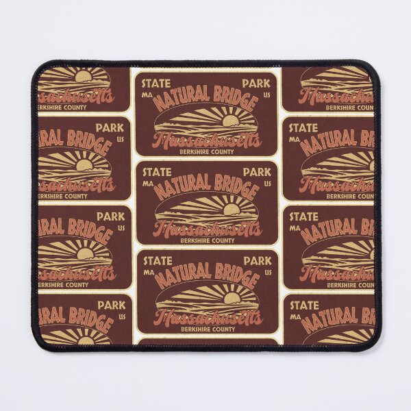 Item preview, Natural Bridge State Park, Berkshire County, Massachusetts, badge design designed and sold by Wanderful-roads.
