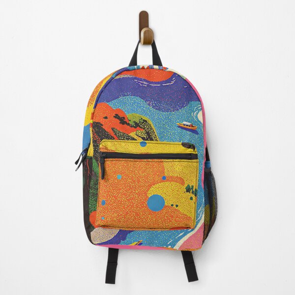 Item preview, Vibrant Abstract River Landscape designed and sold by HoloHugDesigns.