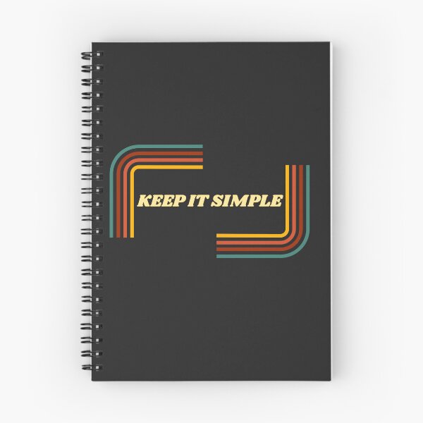Item preview, Keep It Simple: Vintage 70s Minimalist Striped Text Quote designed and sold by SeJaa.