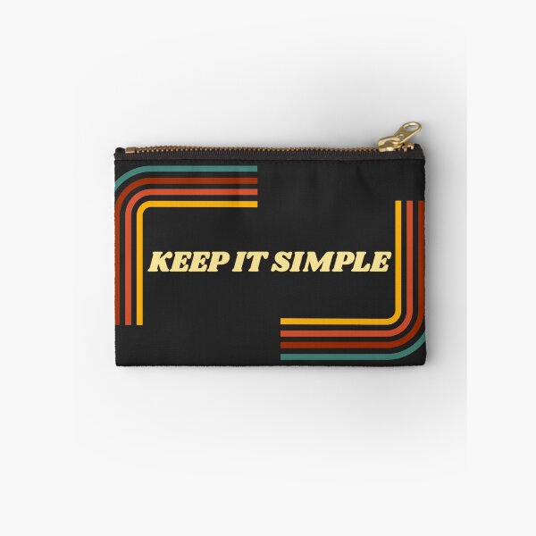 Item preview, Keep It Simple: Vintage 70s Minimalist Striped Text Quote designed and sold by SeJaa.