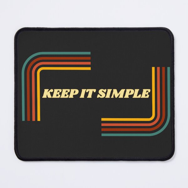 Item preview, Keep It Simple: Vintage 70s Minimalist Striped Text Quote designed and sold by SeJaa.