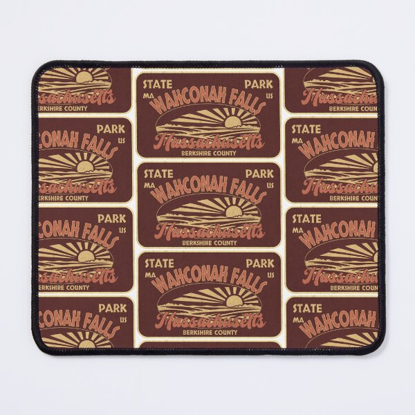 Item preview, Wahconah Falls State Park, Berkshire County, Massachusetts, badge design designed and sold by Wanderful-roads.
