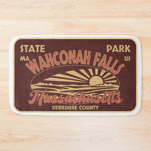 Item preview, Wahconah Falls State Park, Berkshire County, Massachusetts, badge design designed and sold by Wanderful-roads.