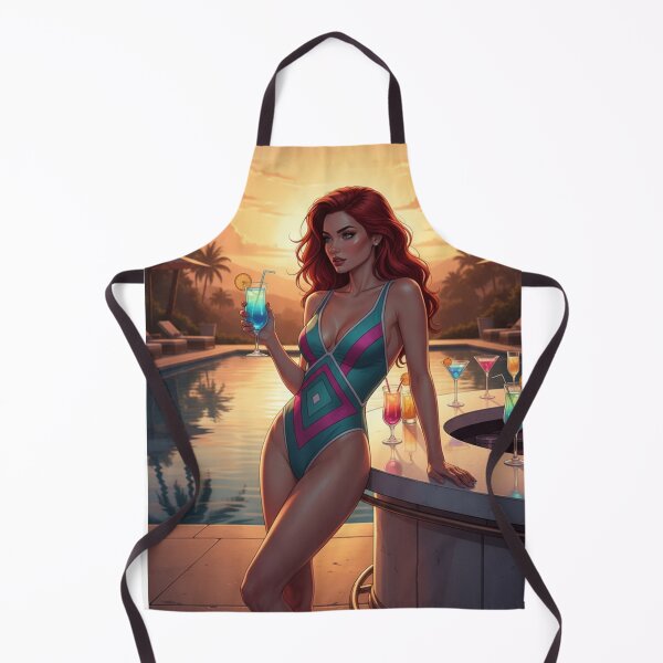 Item preview, Sunset Cool Tropical Poolside Retro Summer Vibe designed and sold by GraphixKing999.