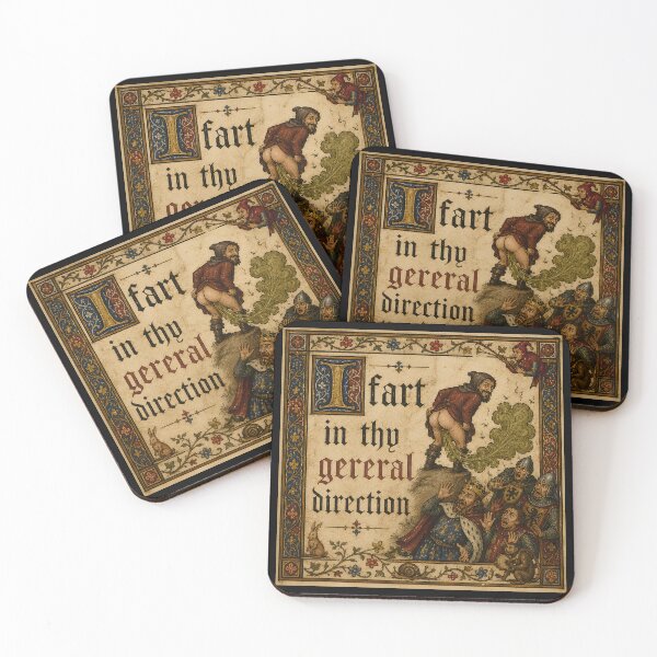 Item preview, Medieval Fart in Thy General Direction designed and sold by Genius Geek.