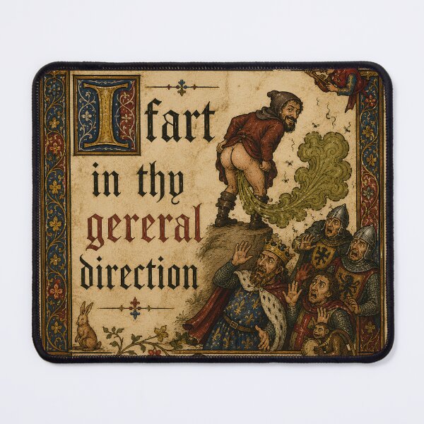 Item preview, Medieval Fart in Thy General Direction designed and sold by Genius Geek.