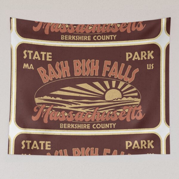 Item preview, Bash Bish Falls State Park, Berkshire County, Massachusetts, badge design designed and sold by Wanderful-roads.