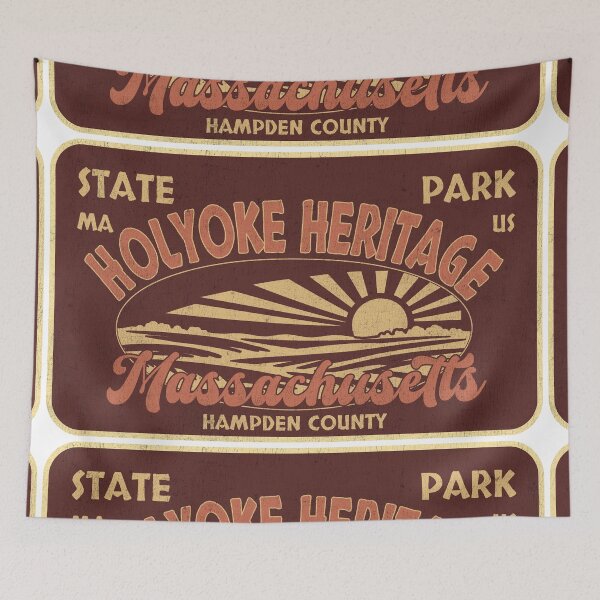 Item preview, Holyoke Heritage State Park, Hampden County, Massachusetts, badge design designed and sold by Wanderful-roads.