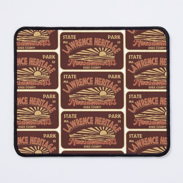 Item preview, Lawrence Heritage State Park, Essex County, Massachusetts, badge design designed and sold by Wanderful-roads.