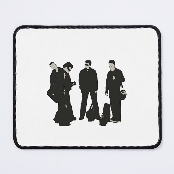 Item preview, Four Men Minimalist Black Silhouettes Standing designed and sold by StockItaly.