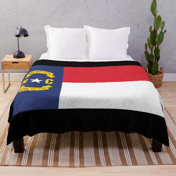 Item preview, Cozy North Carolina Flag Fireplace Dining designed and sold by Ulrikagard.