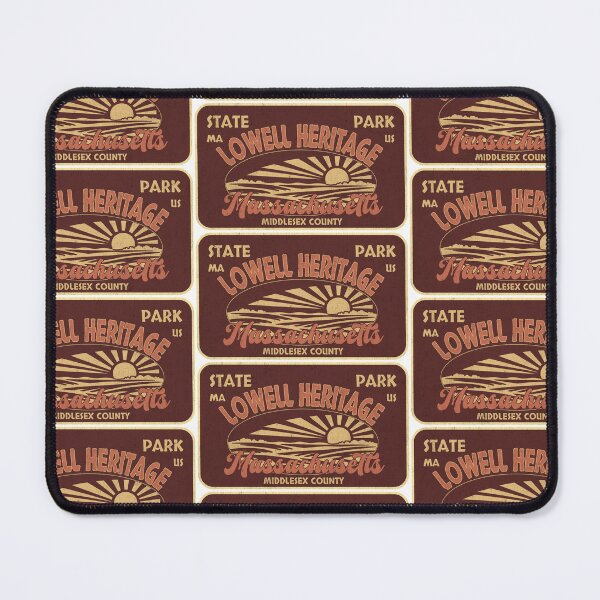 Item preview, Lowell Heritage State Park, Middlesex County, Massachusetts, badge design designed and sold by Wanderful-roads.