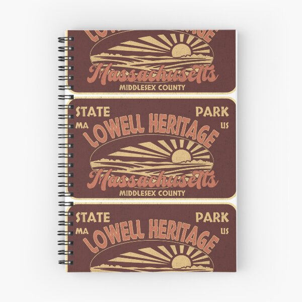 Item preview, Lowell Heritage State Park, Middlesex County, Massachusetts, badge design designed and sold by Wanderful-roads.