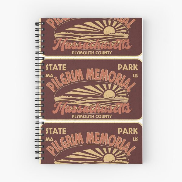 Item preview, Pilgrim Memorial State Park, Plymouth County, Massachusetts, badge design designed and sold by Wanderful-roads.