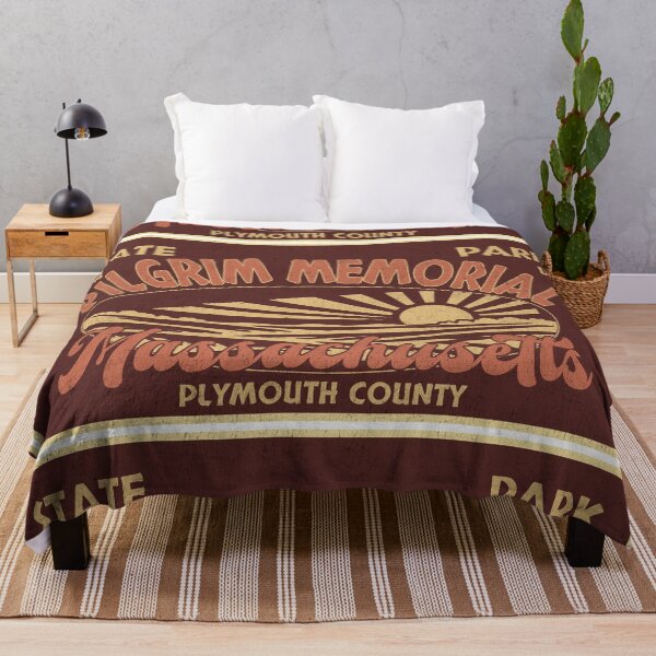 Item preview, Pilgrim Memorial State Park, Plymouth County, Massachusetts, badge design designed and sold by Wanderful-roads.
