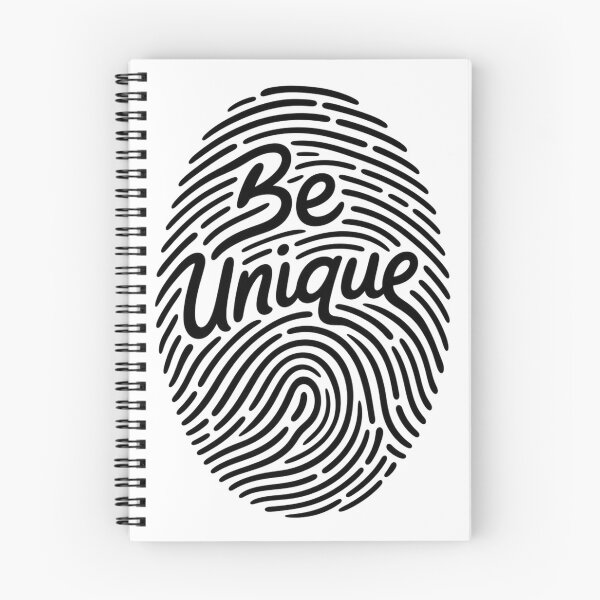 Item preview, Be Unique – Fingerprint Typography Design designed and sold by Jandedan.