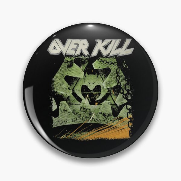 Item preview, Overkill The Grinding Wheel Metal Band designed and sold by shirtpress1.