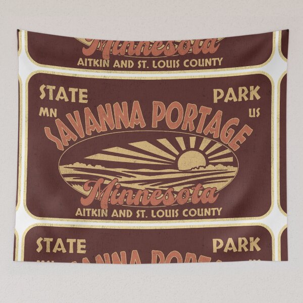 Item preview, Savanna Portage State Park, Aitkin and St. Louis County, Minnesota, badge design designed and sold by Wanderful-roads.