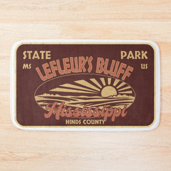 Item preview, LeFleur's Bluff State Park, Hinds County, Mississippi, badge design designed and sold by Wanderful-roads.