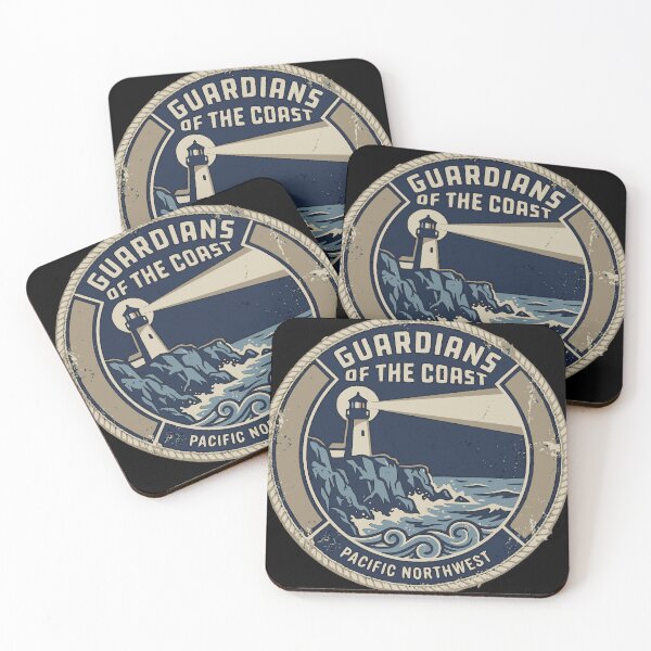 Item preview, Guardians of the Coast Vintage Nautical Badge | Maritime Heritage Design designed and sold by Coasties.