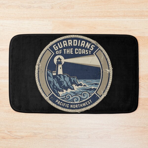 Item preview, Guardians of the Coast Vintage Nautical Badge | Maritime Heritage Design designed and sold by Coasties.