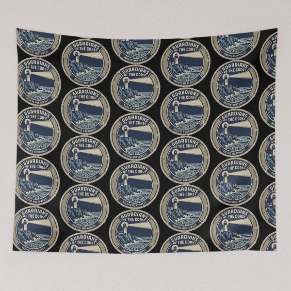 Item preview, Guardians of the Coast Vintage Nautical Badge | Maritime Heritage Design designed and sold by Coasties.