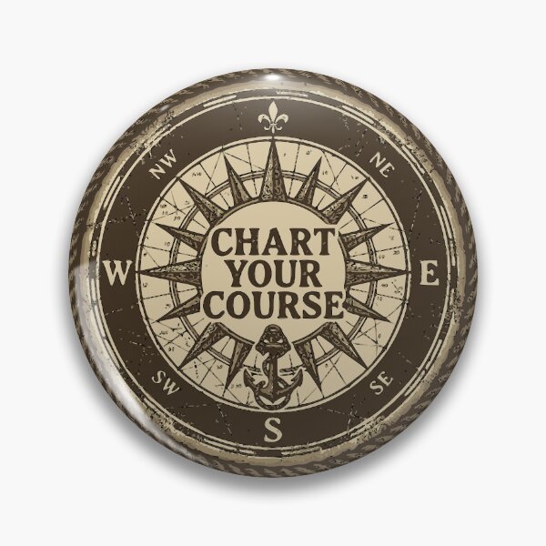 Item preview, Chart Your Course Vintage Nautical Compass Design designed and sold by Coasties.