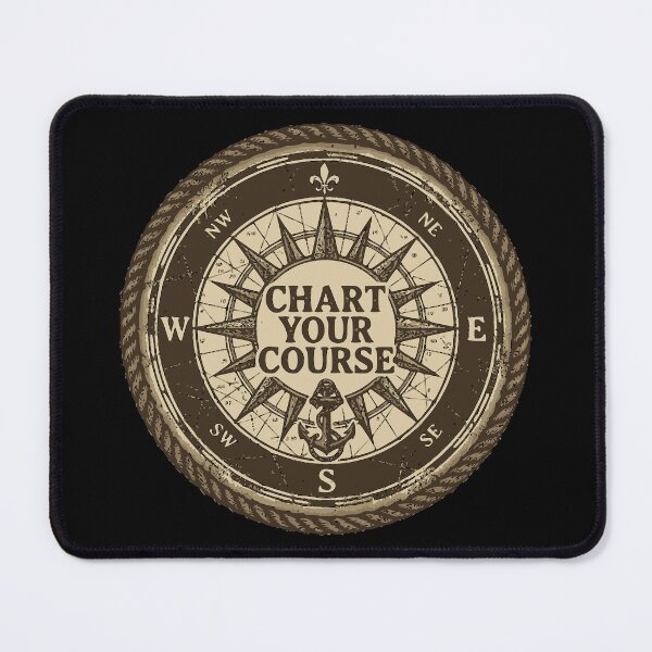 Item preview, Chart Your Course Vintage Nautical Compass Design designed and sold by Coasties.