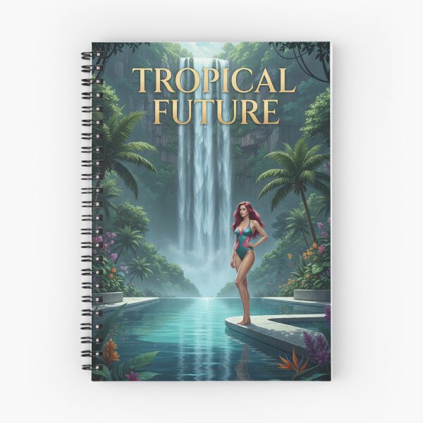 Item preview, Tropical Future Sci-Fi Summer Poolside Aesthetic designed and sold by GraphixKing999.